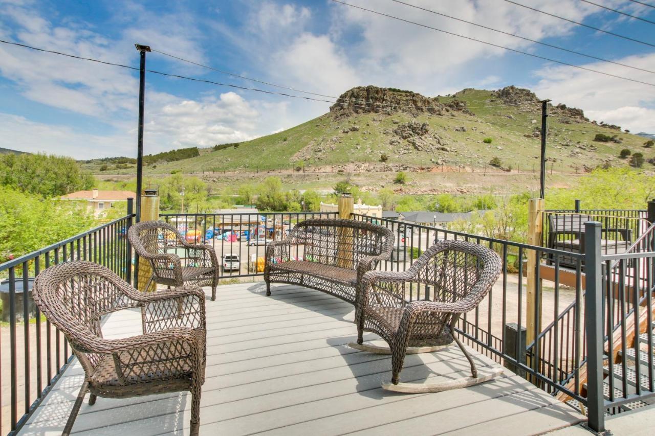 Central Lava Hot Springs Studio With Deck And Views! Exterior photo